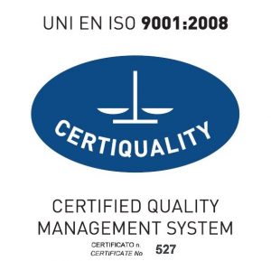 Iso 9001-2008 Certificato n° 527 Logo